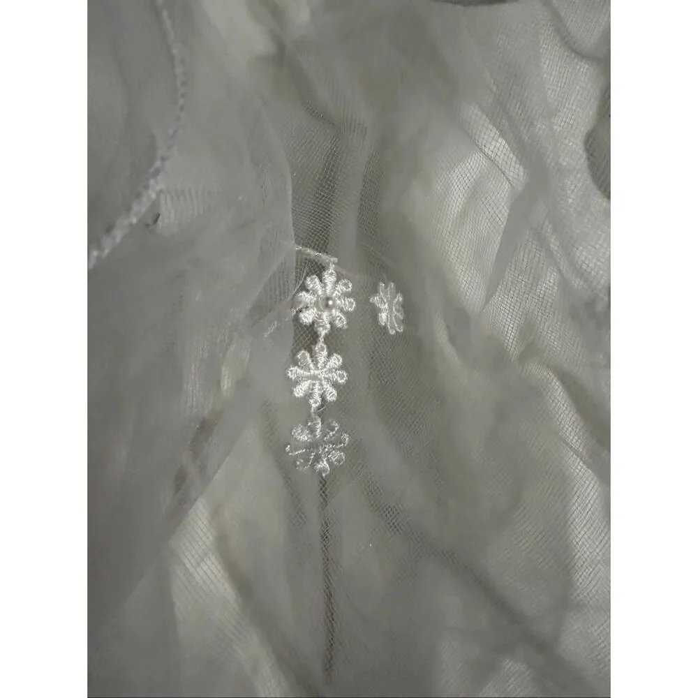 First communion hairpiece and veil